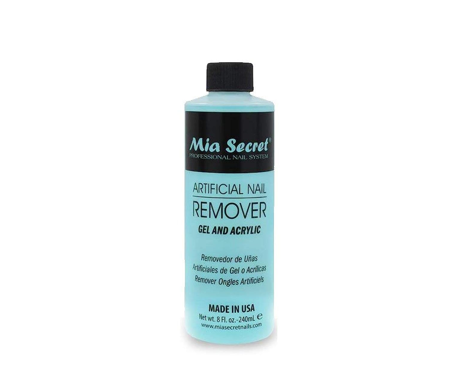Mia Secret Professional Nail Remover Gel & Acrylic (8 Fl. Oz) – Fast, Low-Odor Removal