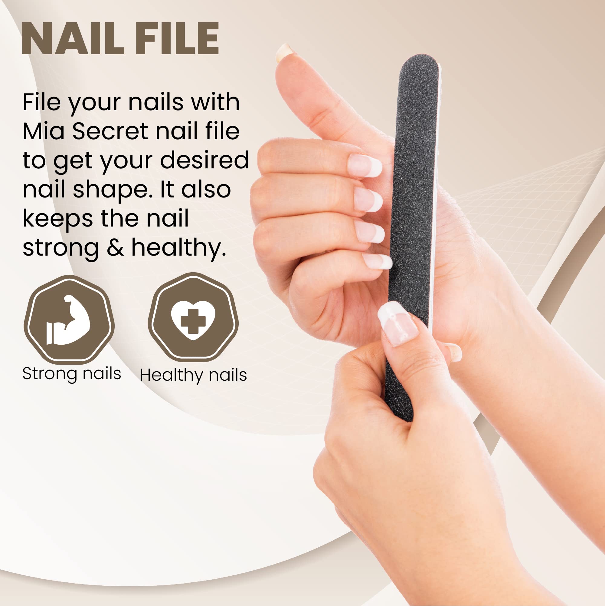 Mia Secret Acrylic Nail Kit for Beginners | Pink & Clear Powders Starter Set