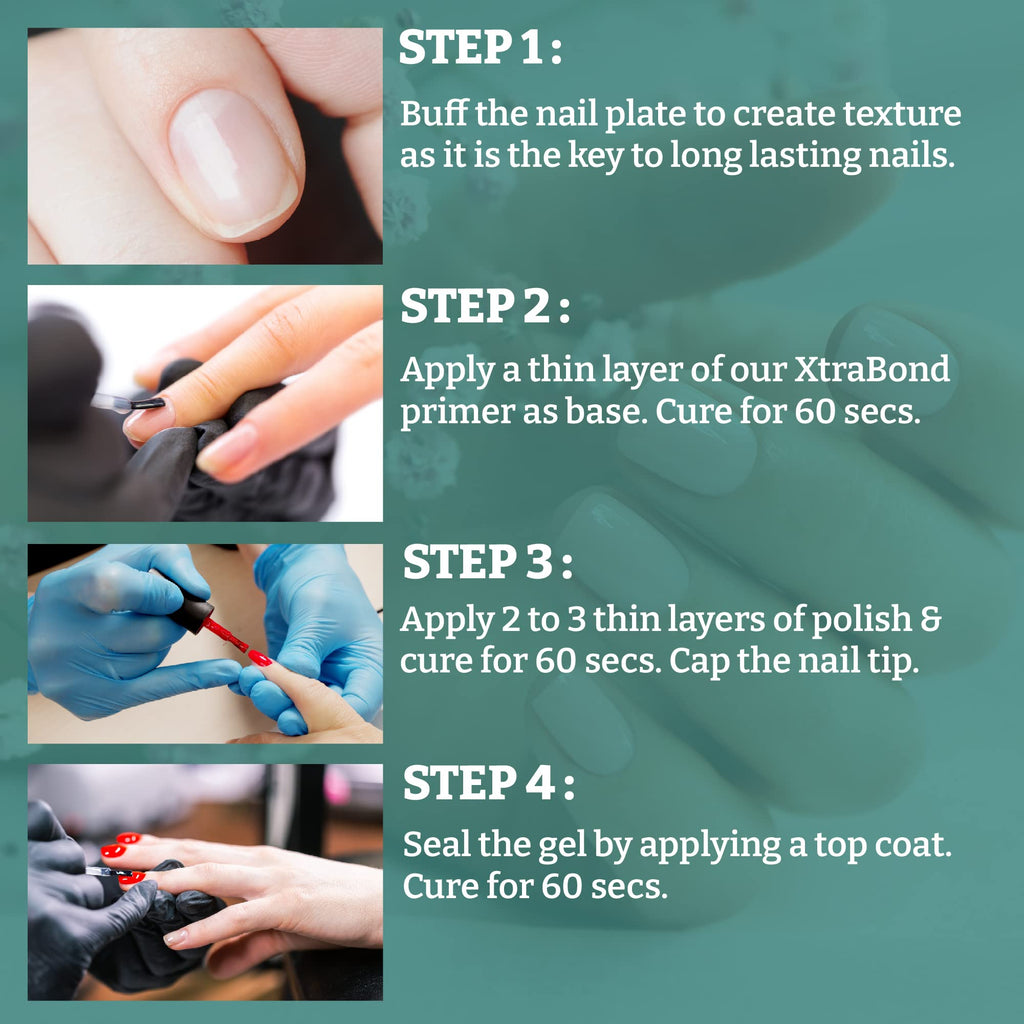 Mia Secret 15 ml Nail Dehydrator & XTRABOND Primer – Acid-Free Base Coat Kit