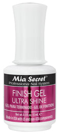Mia Secret UV Finish Gel Top Coat - No Wipe, High Gloss (15 ml) for Gel & Acrylic