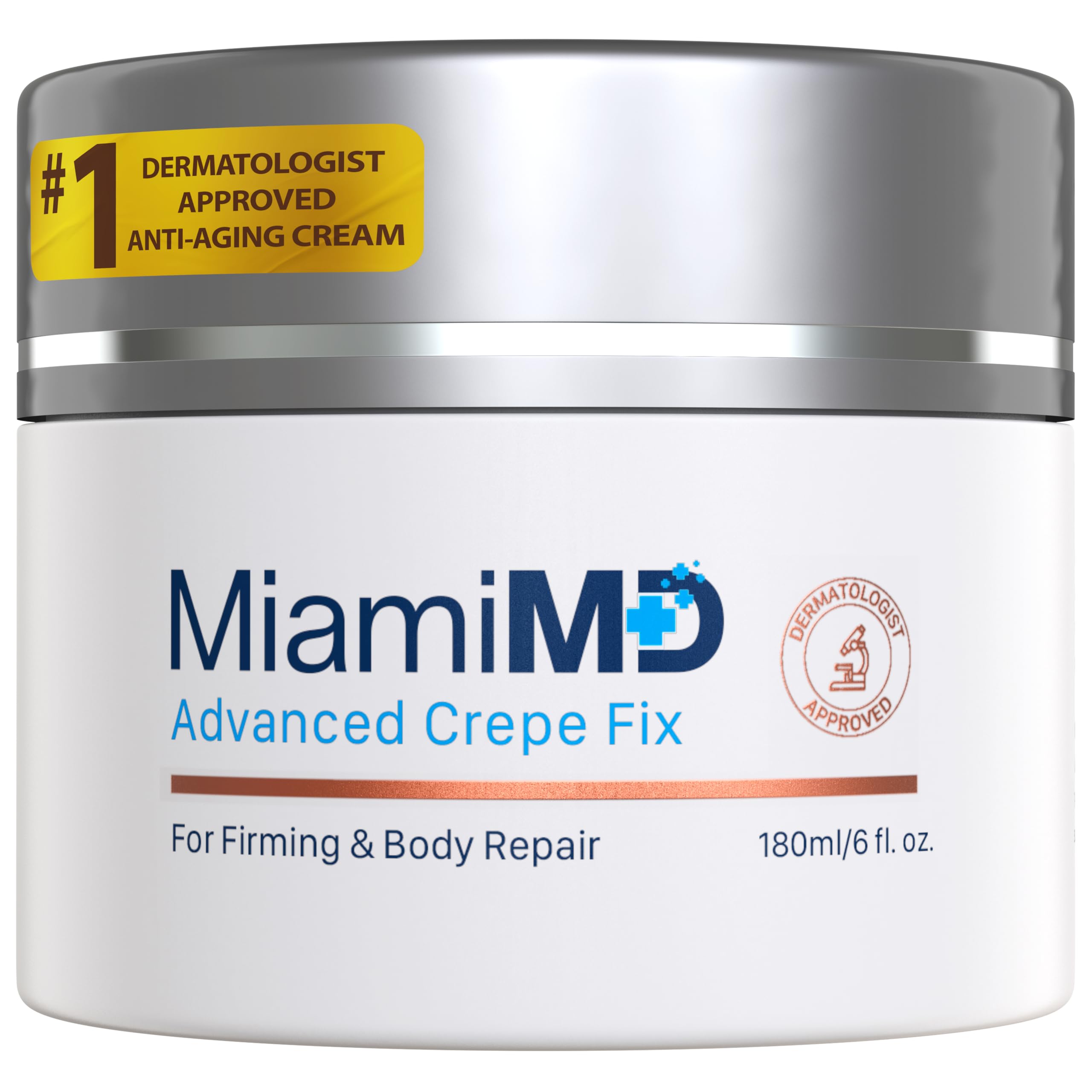 MiamiMD Advanced Crepe Fix – Body & Neck Tightening Cream (6 fl oz)