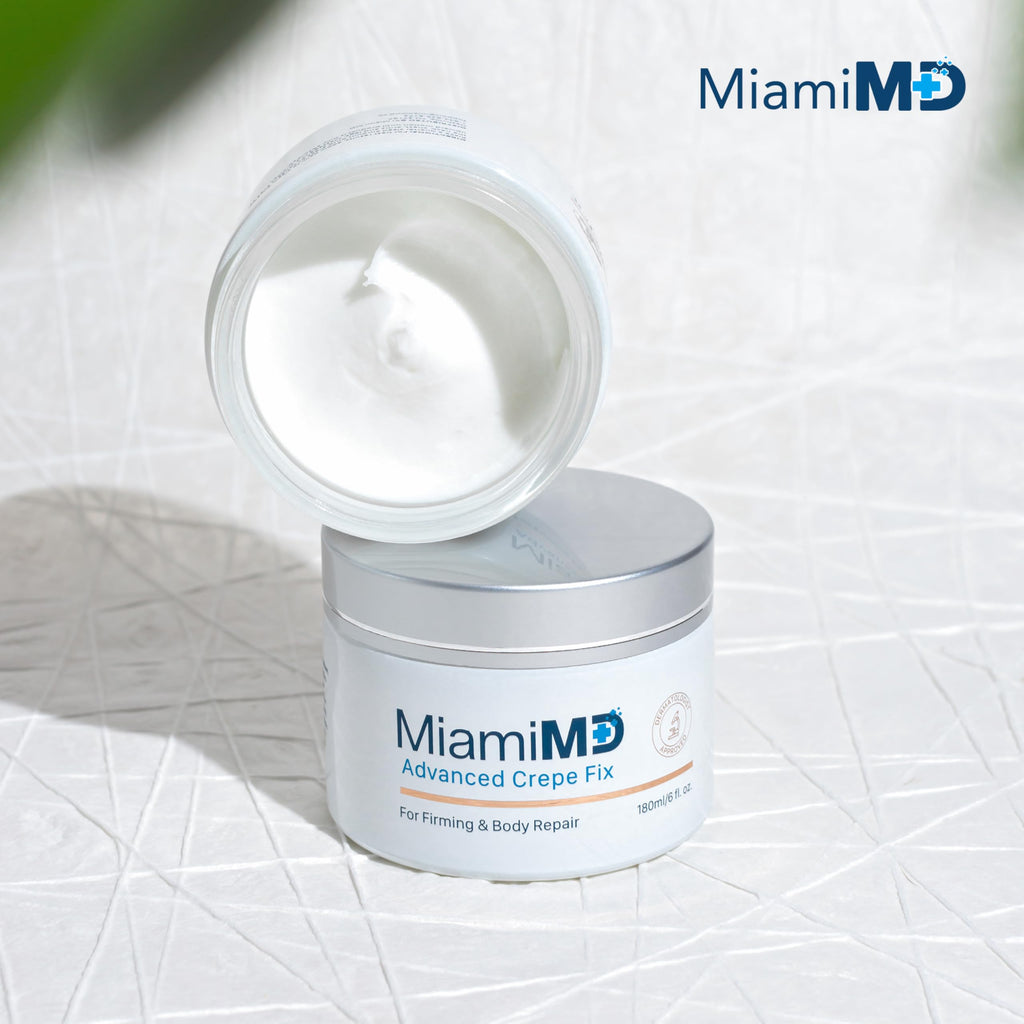 MiamiMD Advanced Crepe Fix – Anti-Aging Firming Cream for All Skin Types (3 x 180 ml) – Cruelty Free, Paraben Free