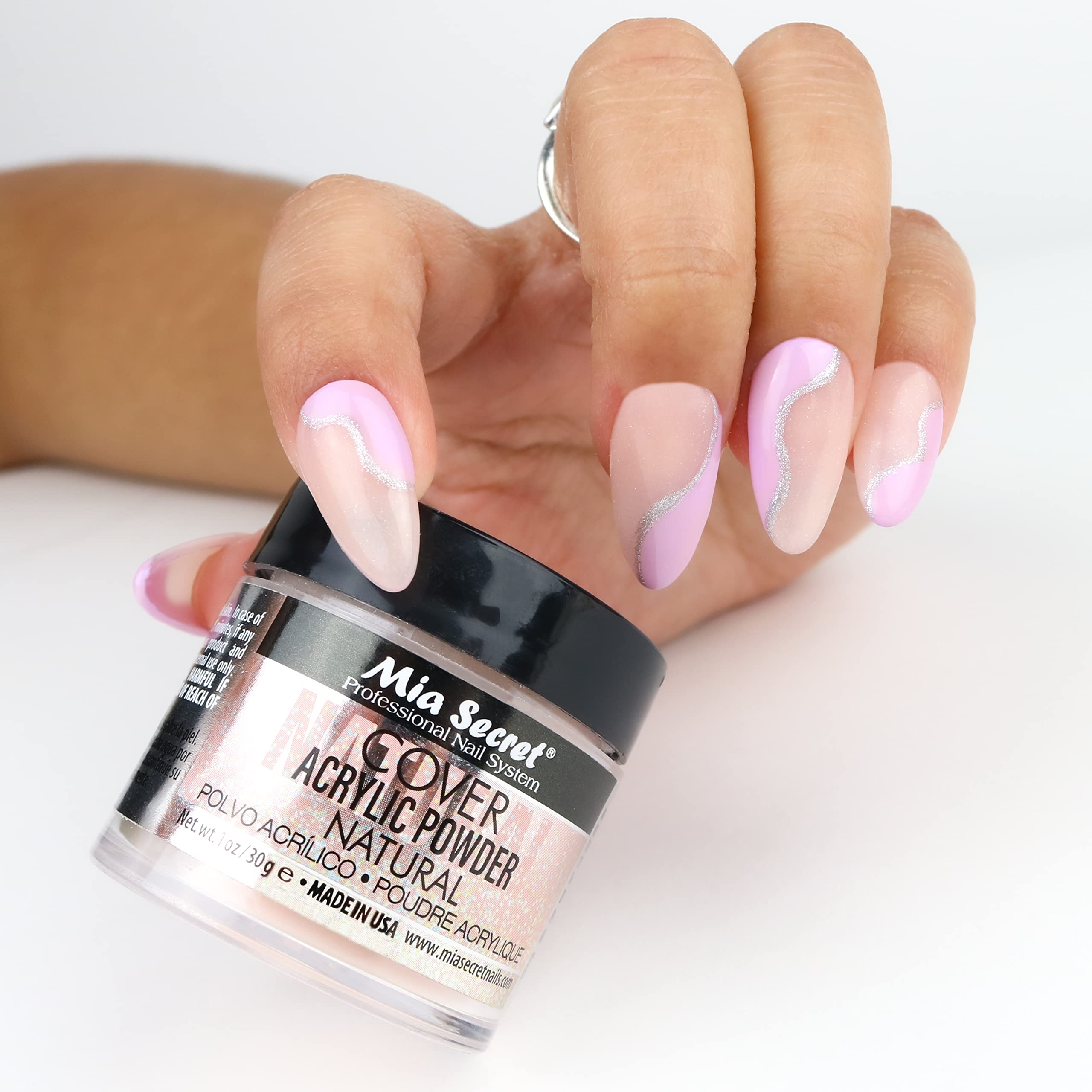 Mia Secret Acrylic Powder Cover Natural 2 oz – Smooth Extensions & Coverage