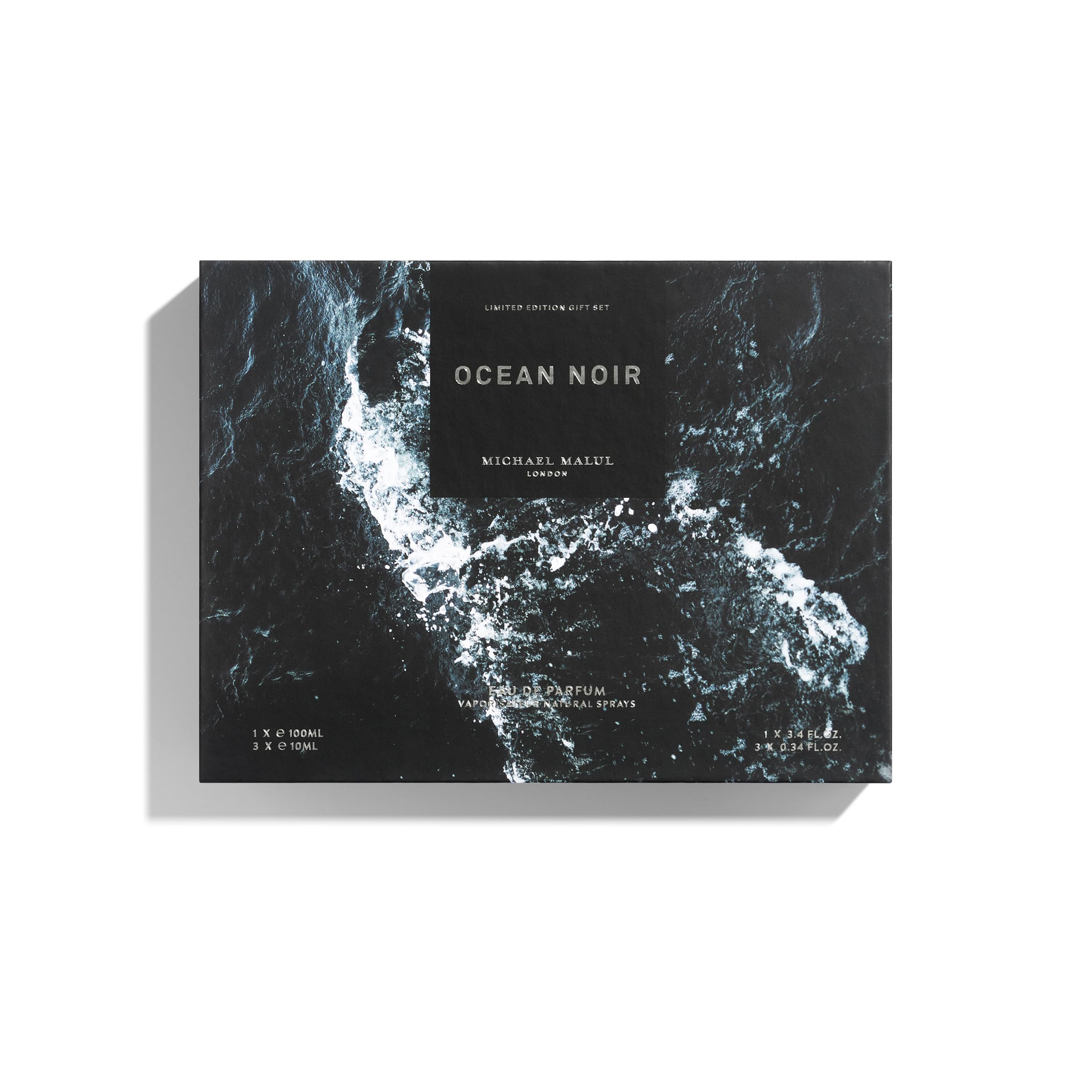 Michael Malul Ocean Noir Gift Set – 100ml + 3x10ml Travel Sizes