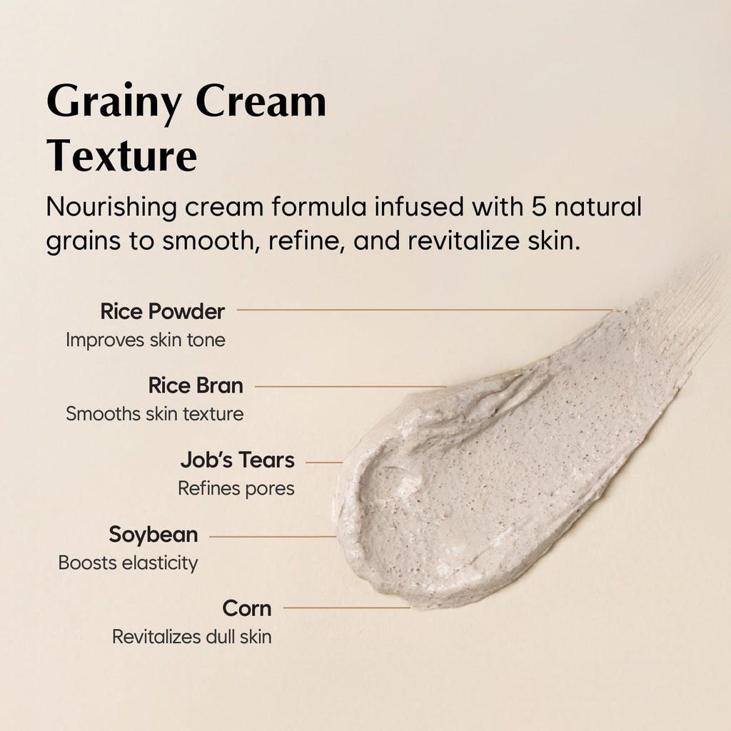 MIDHA Rice & Mixed Grains Glow Wash-off Mask – Gentle Exfoliation & Radiance (3.5oz/100g)