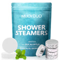 MIJOYDUO Body Restore Shower Steamers – 15 Pack Eucalyptus & Mint for Relaxation and Nasal Comfort