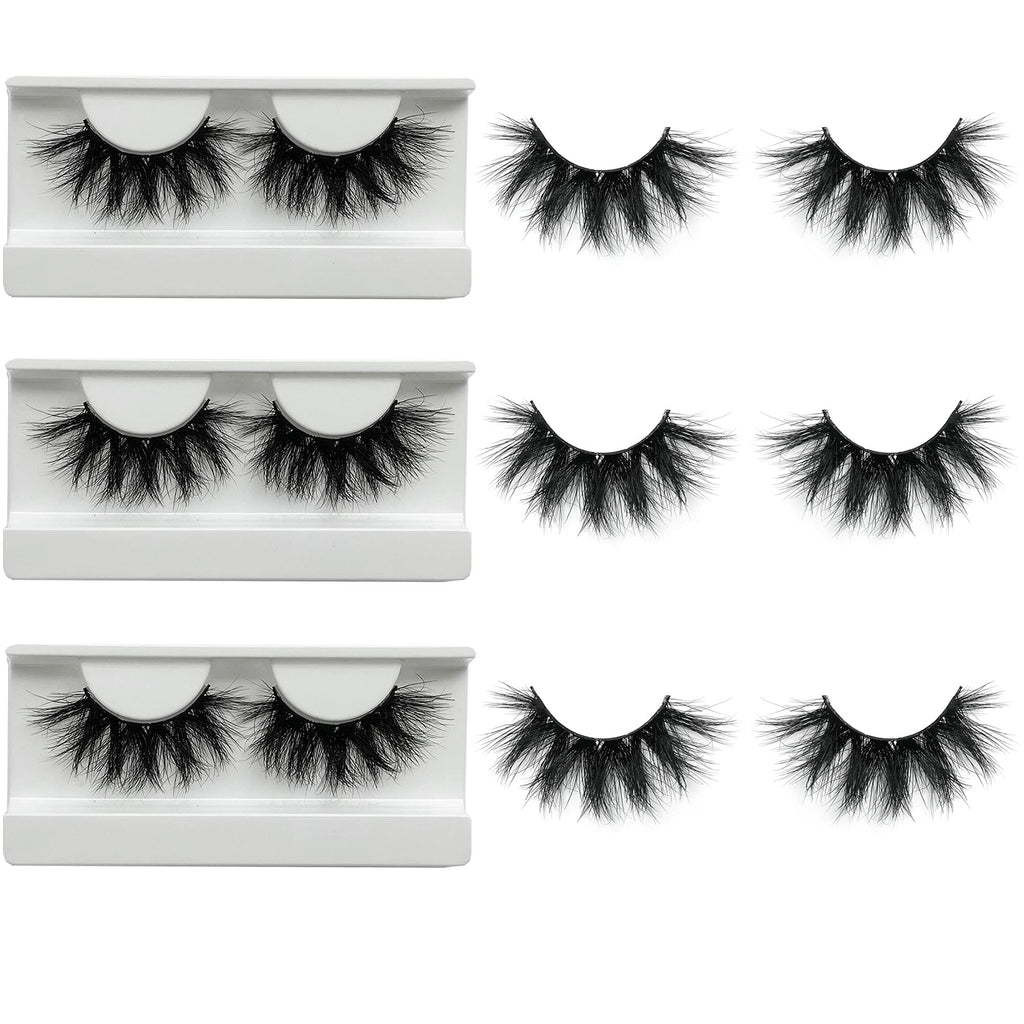 Mikiwi Mink Lashes 5D – Ultra-Soft, 20-22mm Dramatic Full Strips