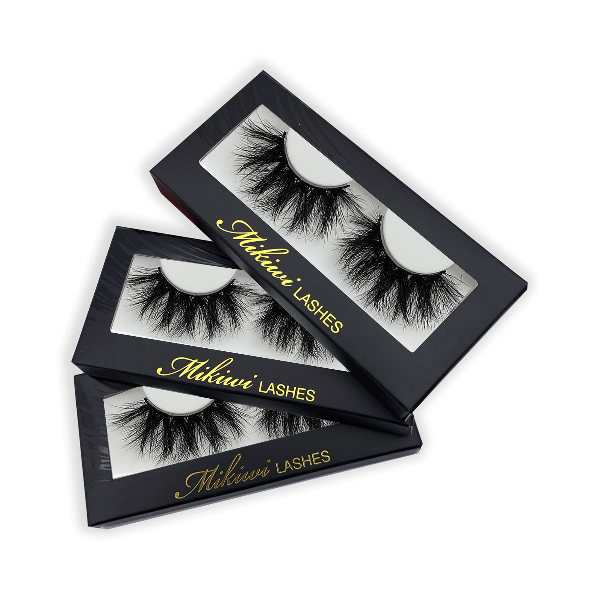 Mikiwi Mink Lashes 5D – Ultra-Soft, 20-22mm Dramatic Full Strips