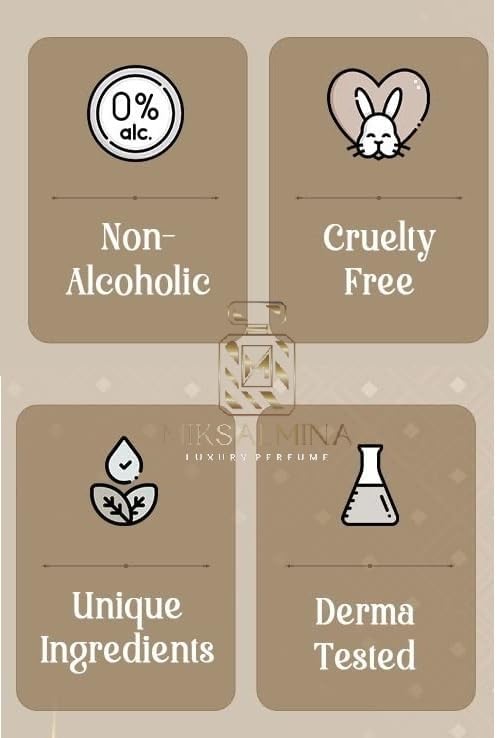 MIKSALMINA Jasmine Attar Roll-On – Non-Alcoholic 6ml Unisex Perfume