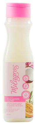 Milagros Emergencia Capilar Shampoo — Natural Hair Repair, Strength, and Shine