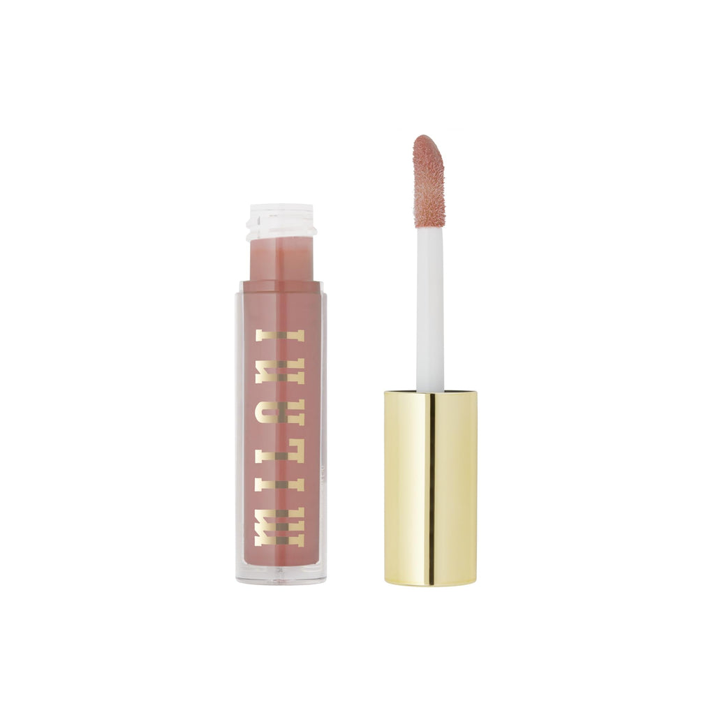 Milani Lip Gloss Keep It Full Nourishing Lip Plumper with Hyaluronic Acid & Peptides – Soft Rose (0.13 Fl. Oz.)