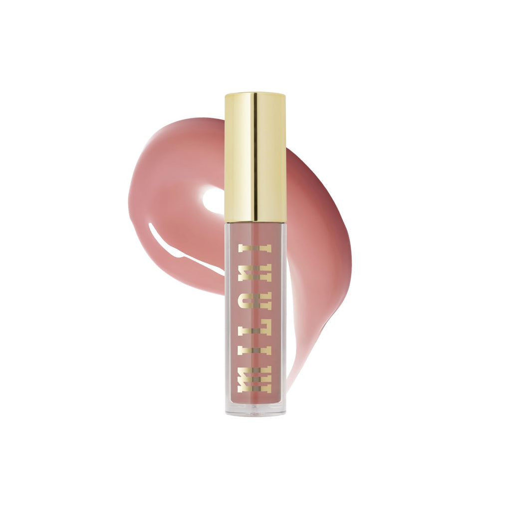 Milani Lip Gloss Keep It Full Nourishing Lip Plumper with Hyaluronic Acid & Peptides – Soft Rose (0.13 Fl. Oz.)