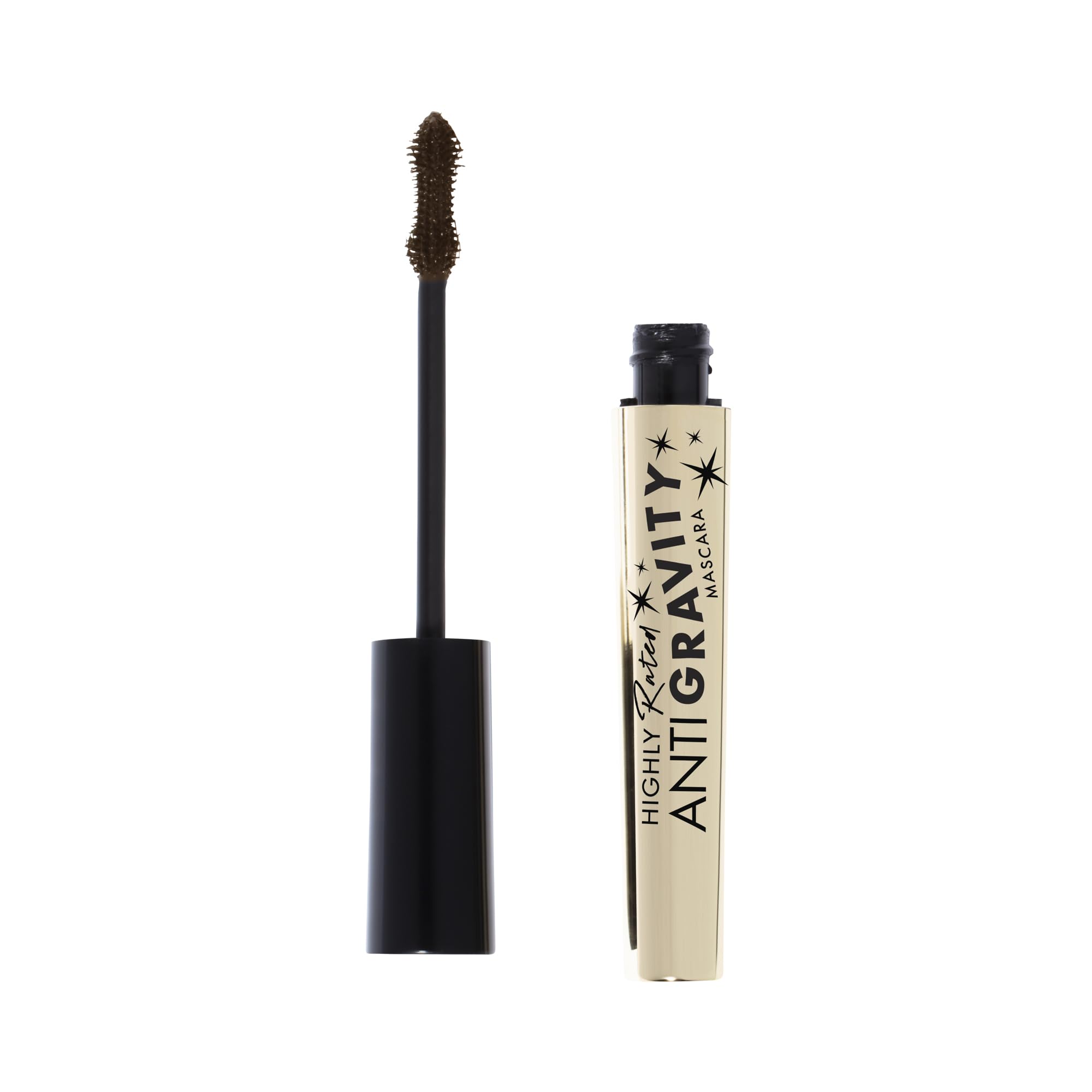 Milani Mascara Volume & Length – Anti-Gravity Brown Black with Castor Oil & Hourglass Wand