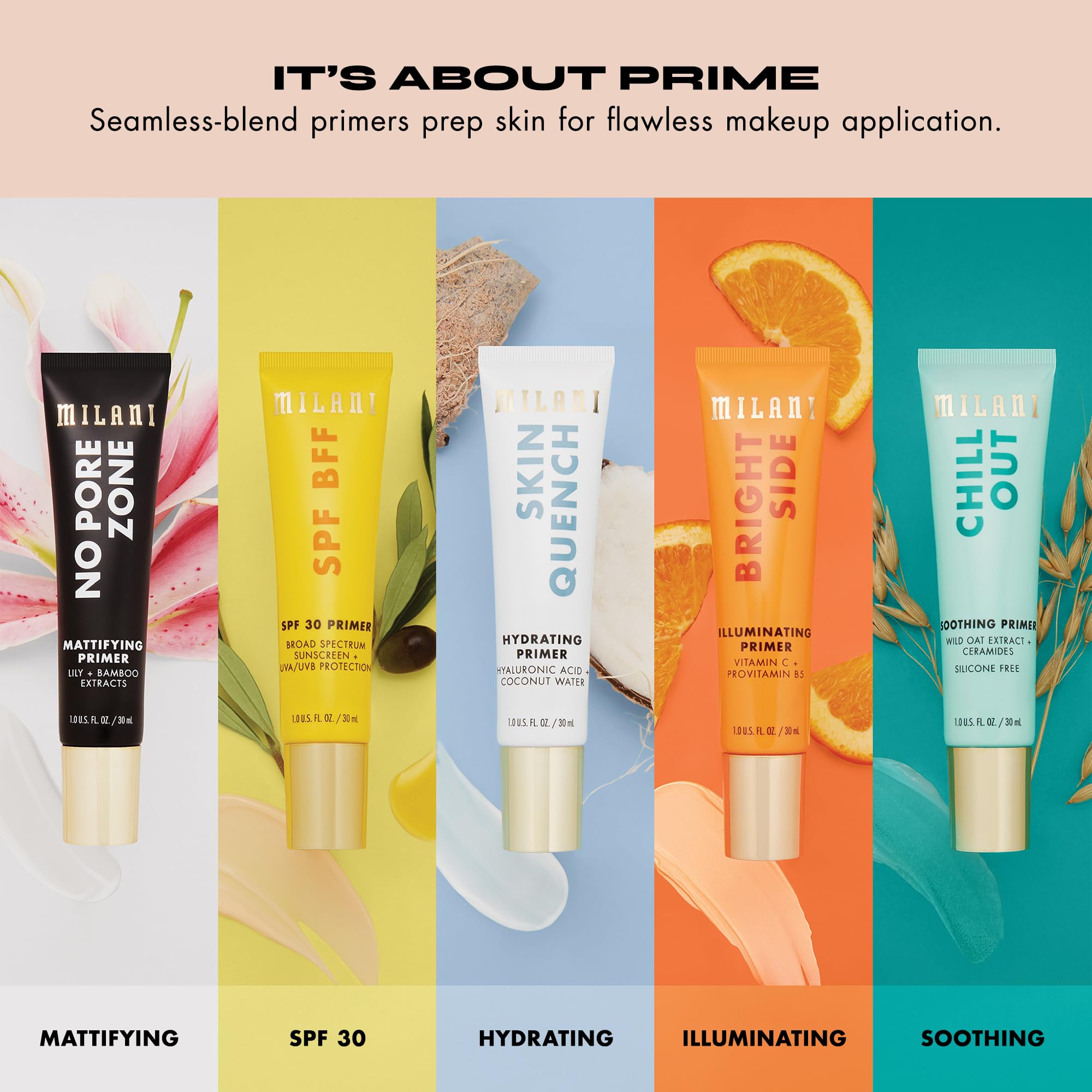 Milani Erase Base Blemish Control Primer – 2% Salicylic Acid, SPF30, 1 oz
