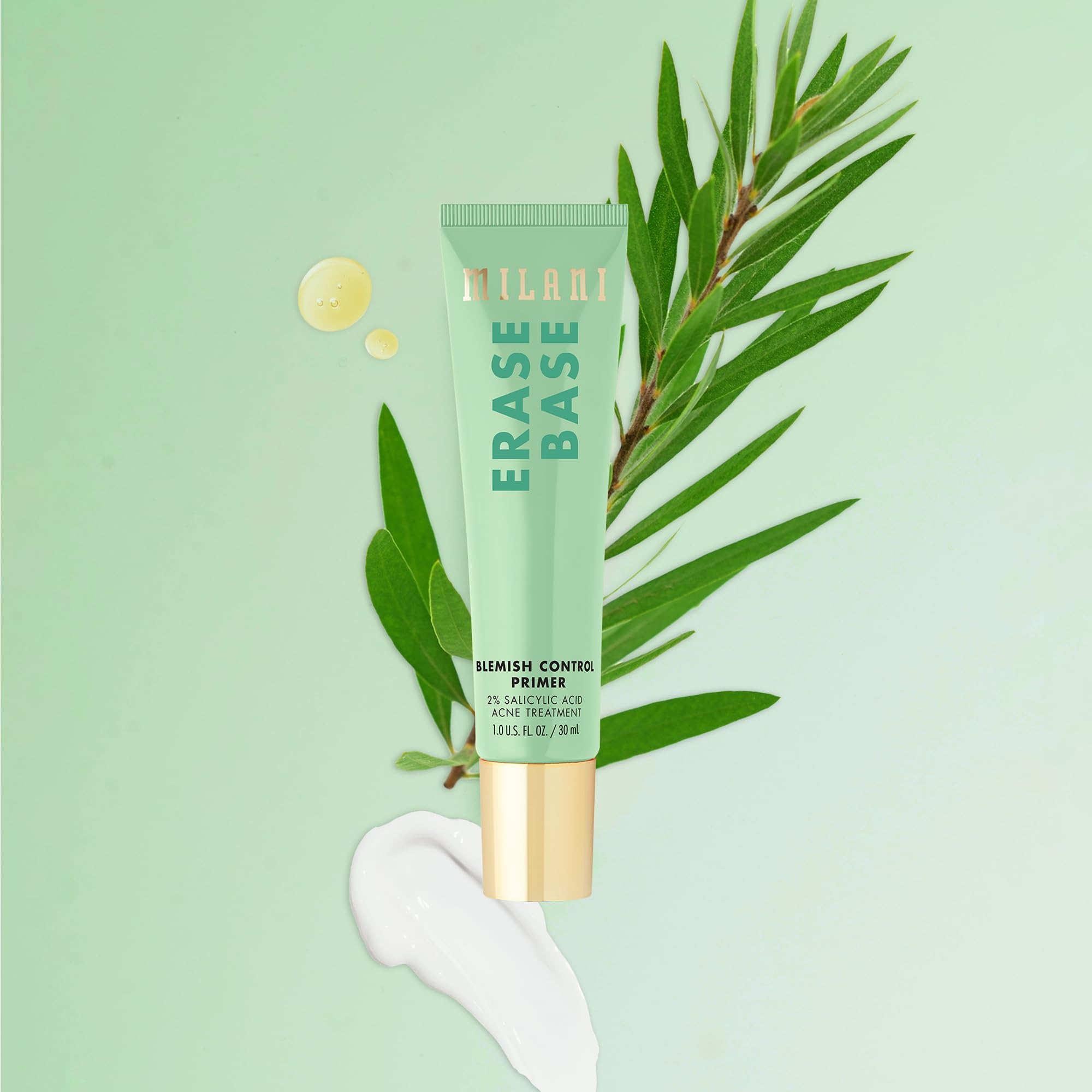 Milani Erase Base Blemish Control Primer – 2% Salicylic Acid, SPF30, 1 oz