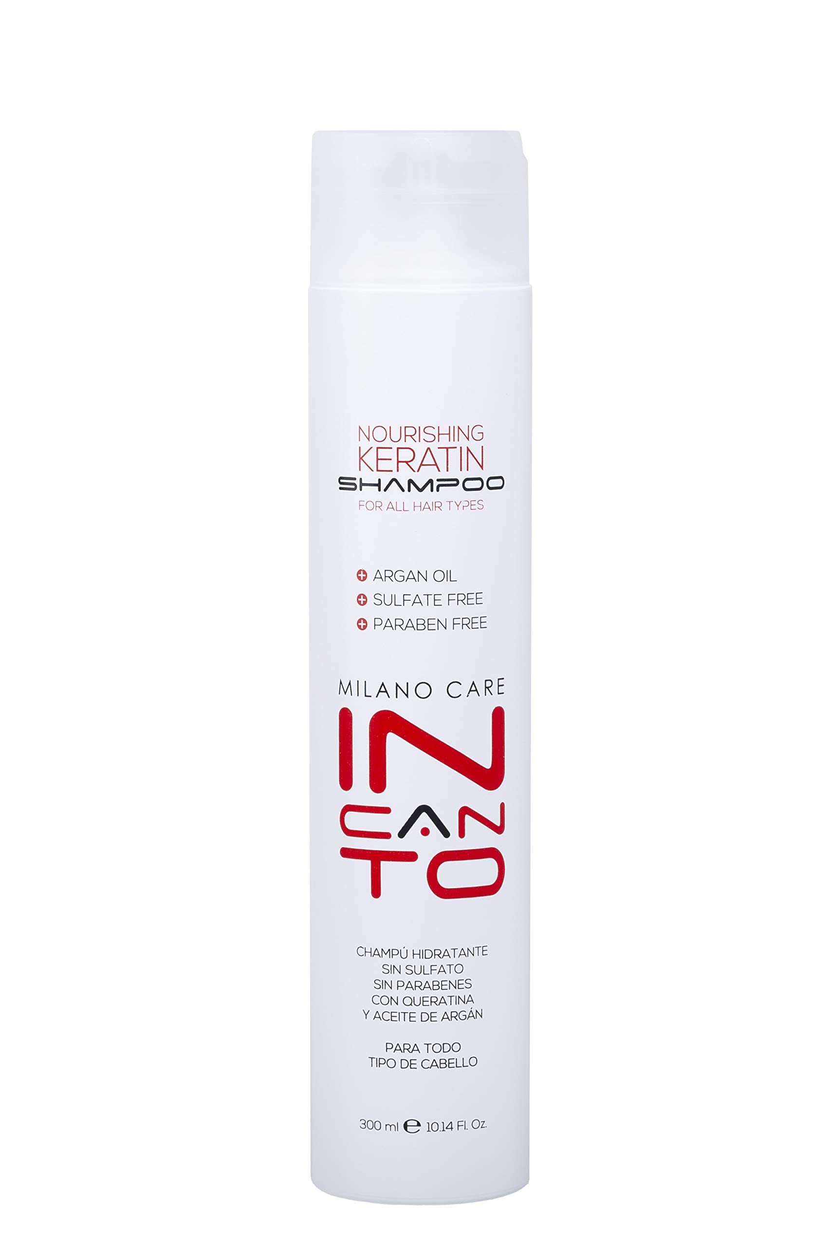 Milano Care Incanto Nourishing Keratin Shampoo – Anti-Frizz with Argan Oil | Sulfate & Paraben Free