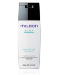 Milbon Scalp Purifying Gel Shampoo 6.8 oz | Detoxifies Excess Oils & Refreshes Scalp