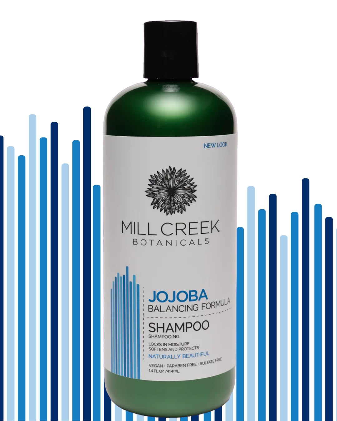Mill Creek Botanicals Jojoba Shampoo & Conditioner Bundle – Paraben Free, Sulfate Free, pH Balanced