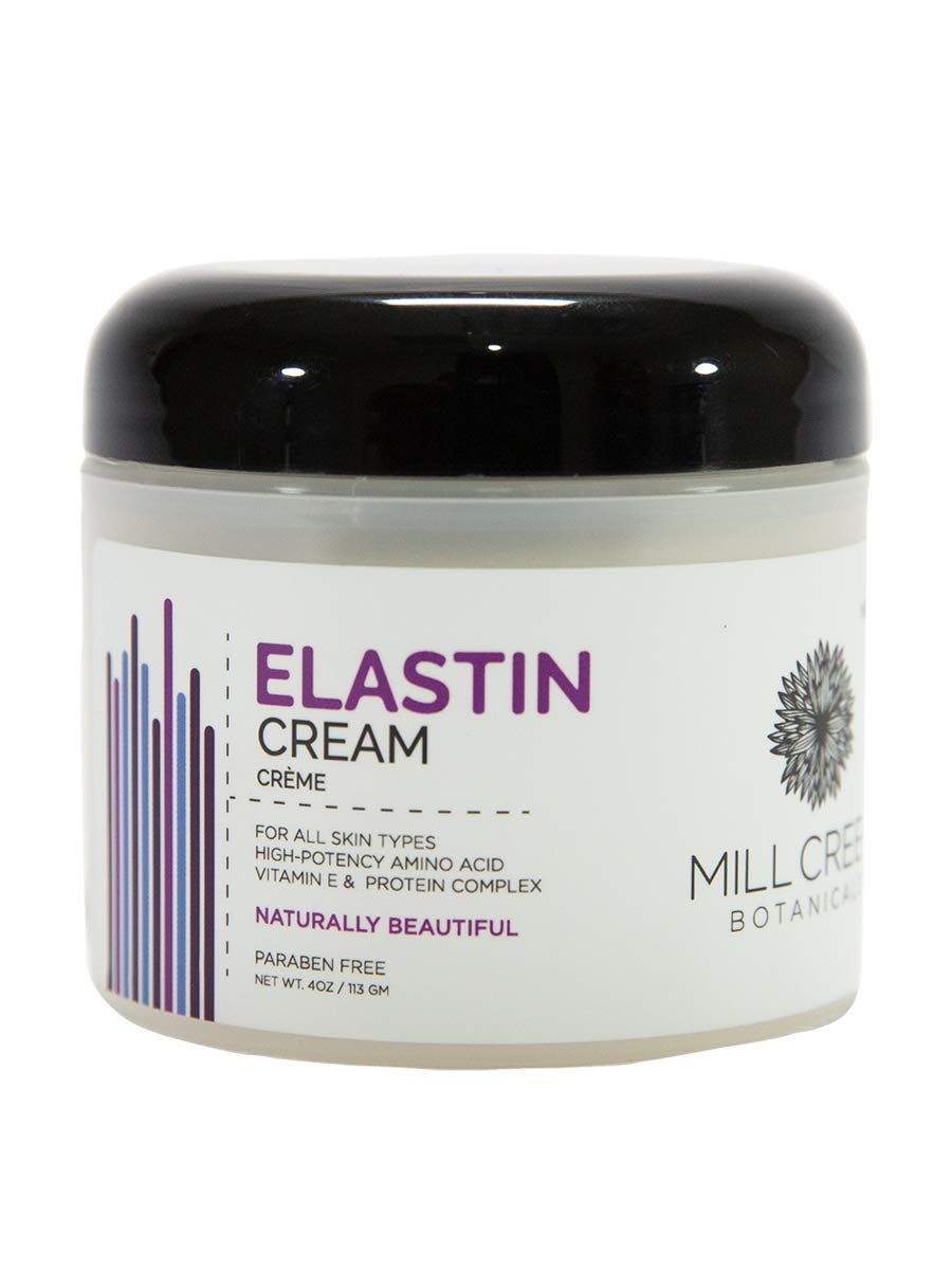 Mill Creek Botanicals Elastin Cream — 4 oz | Restore Elasticity & Smooth Skin