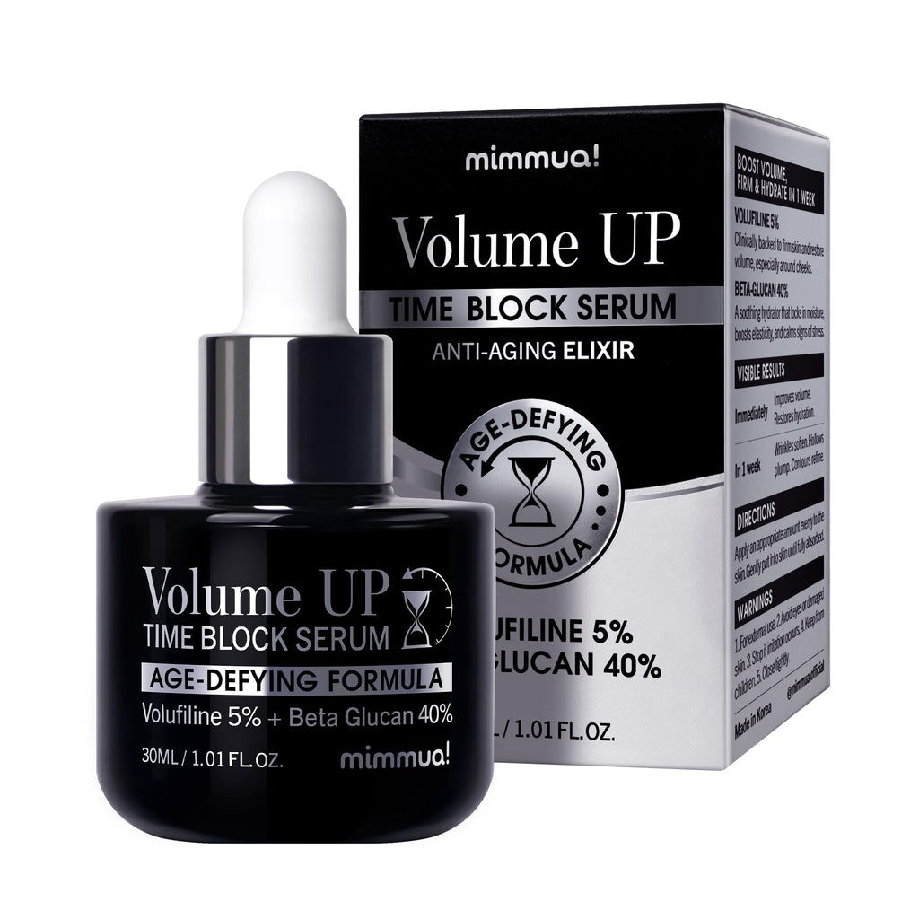 Mimmua Volume UP Time Block Serum – 5% Volufiline + 40% Beta Glucan | Anti-Aging Wrinkle Filler