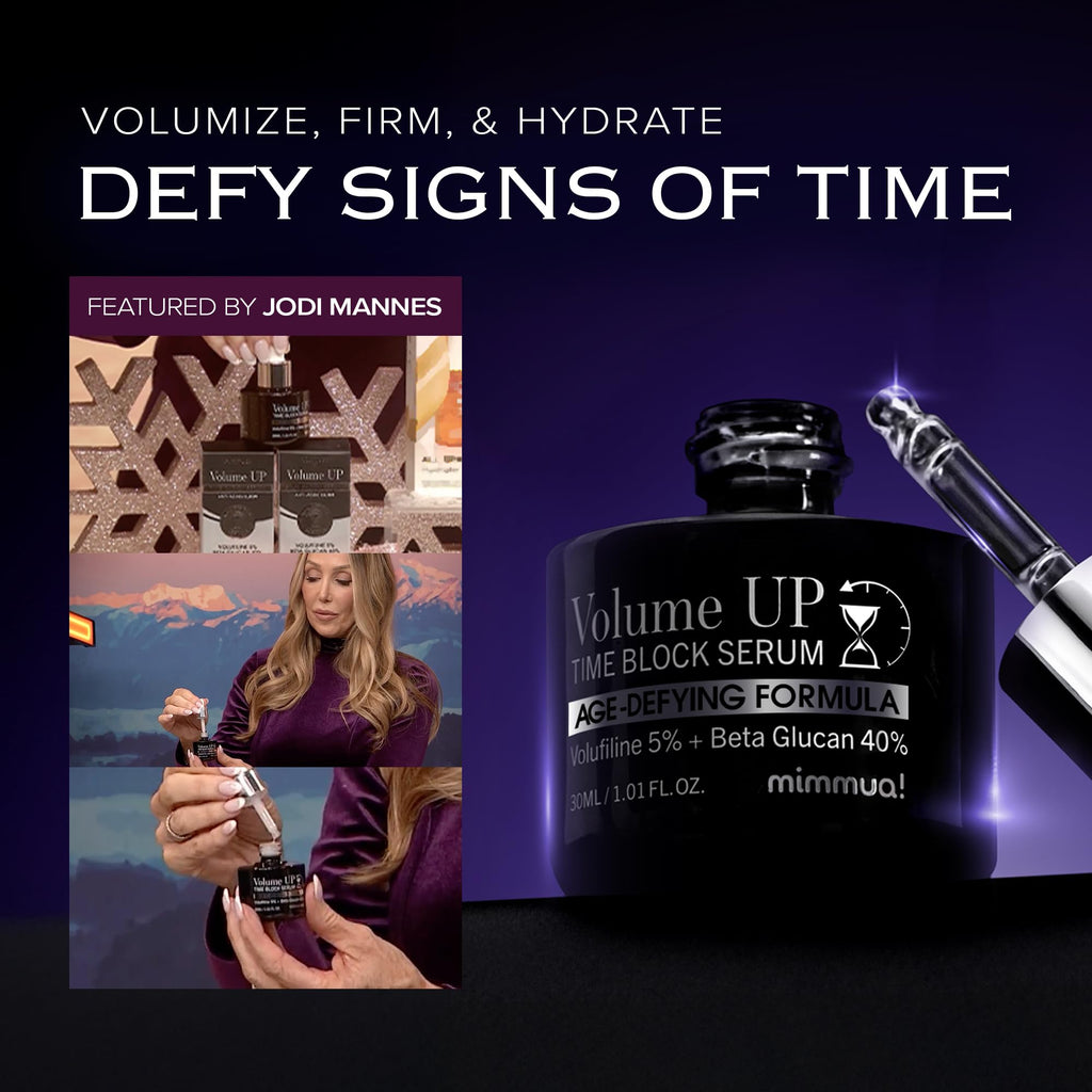 Mimmua Volume UP Time Block Serum – 5% Volufiline + 40% Beta Glucan | Anti-Aging Wrinkle Filler