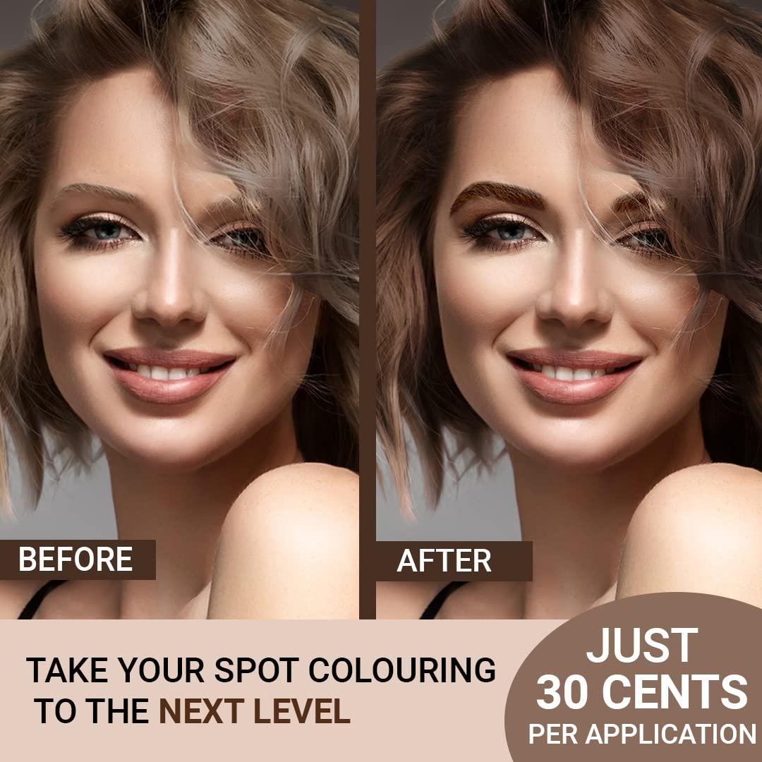 MinaiBrow Mina ibrow Hair Color Gray Brown – Long-Lasting Natural Tint, Vegan & Cruelty-Free