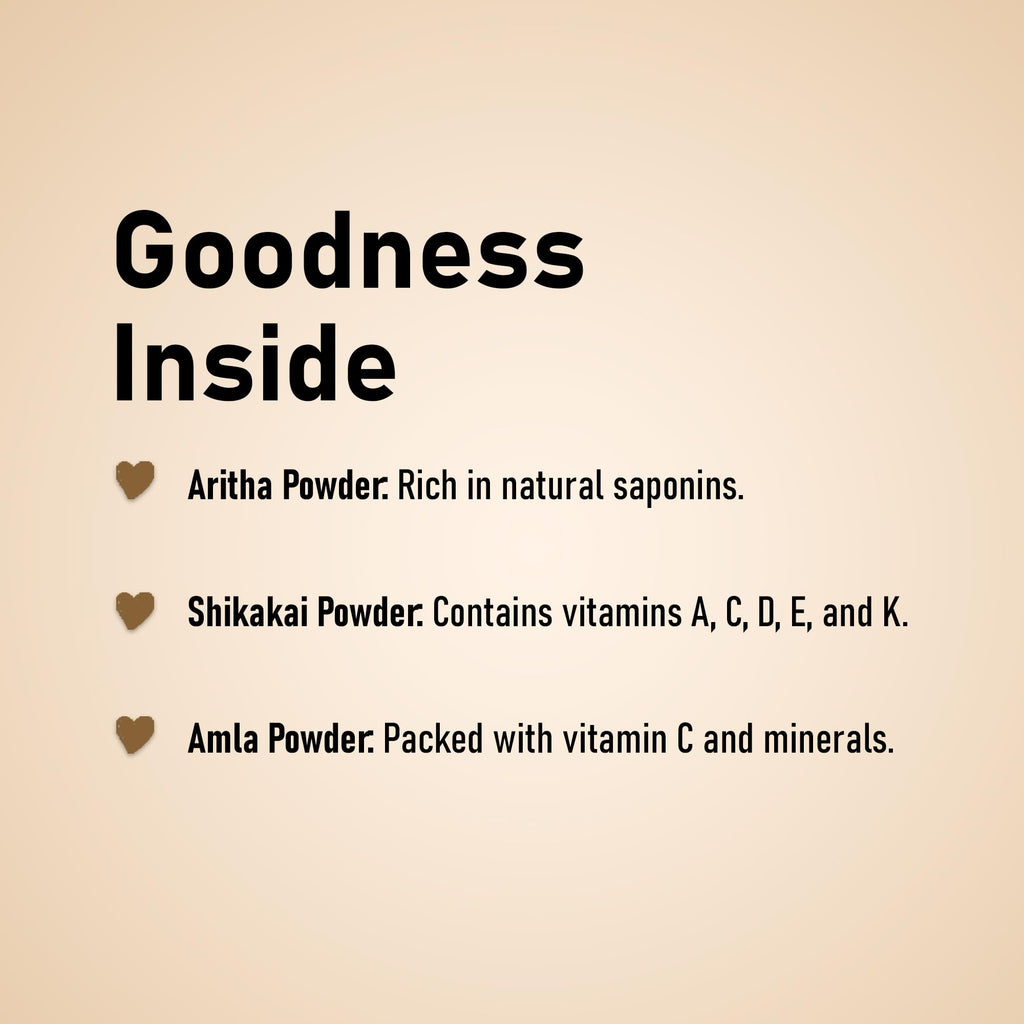 minature Amla, Aritha & Shikakai Combo (Pack of 3) – Natural Hair Care for All Hair Types | 3 x 100g