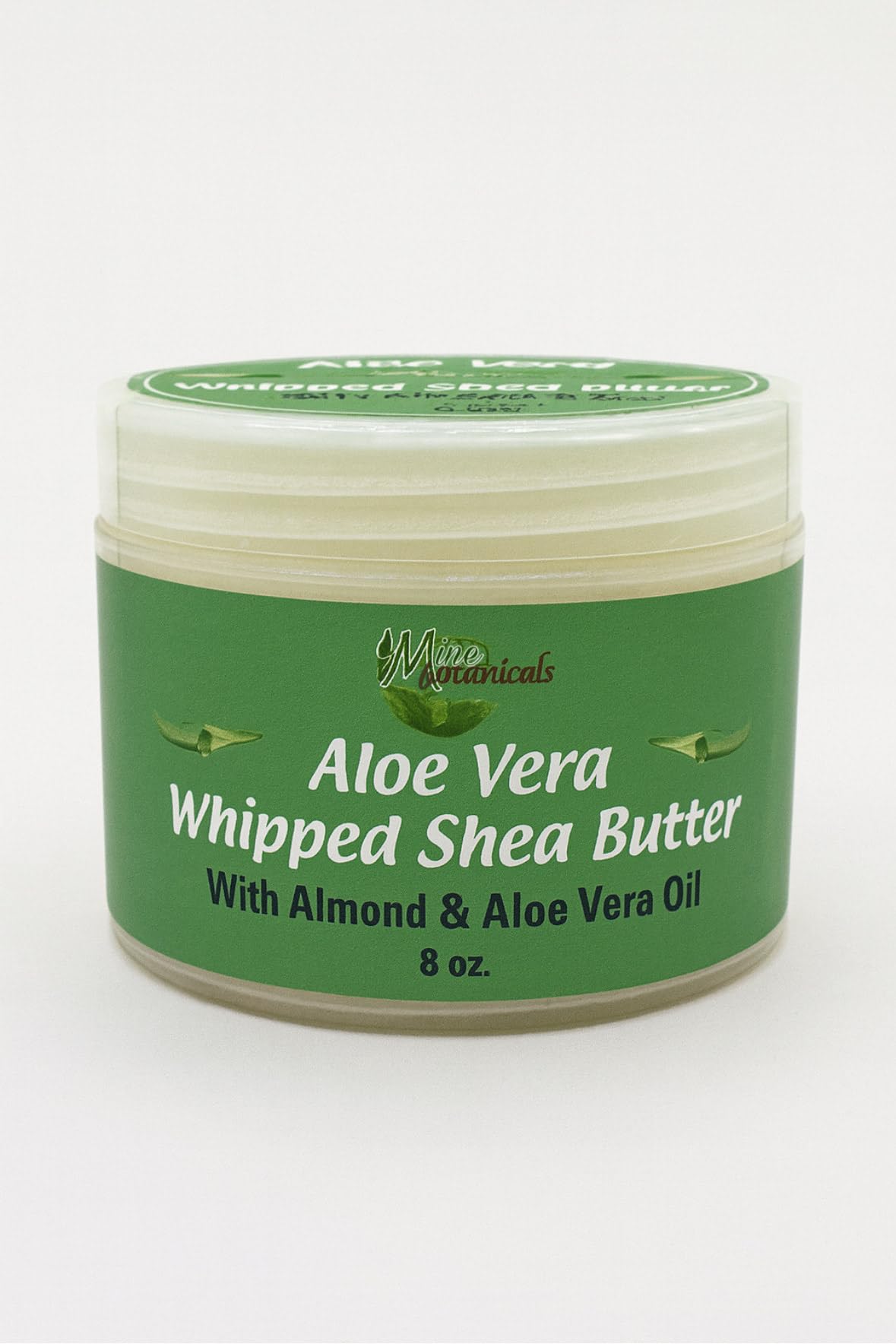 Mine Botanicals Aloe Vera Whipped Shea Butter – Lightweight Hydration, 8 oz