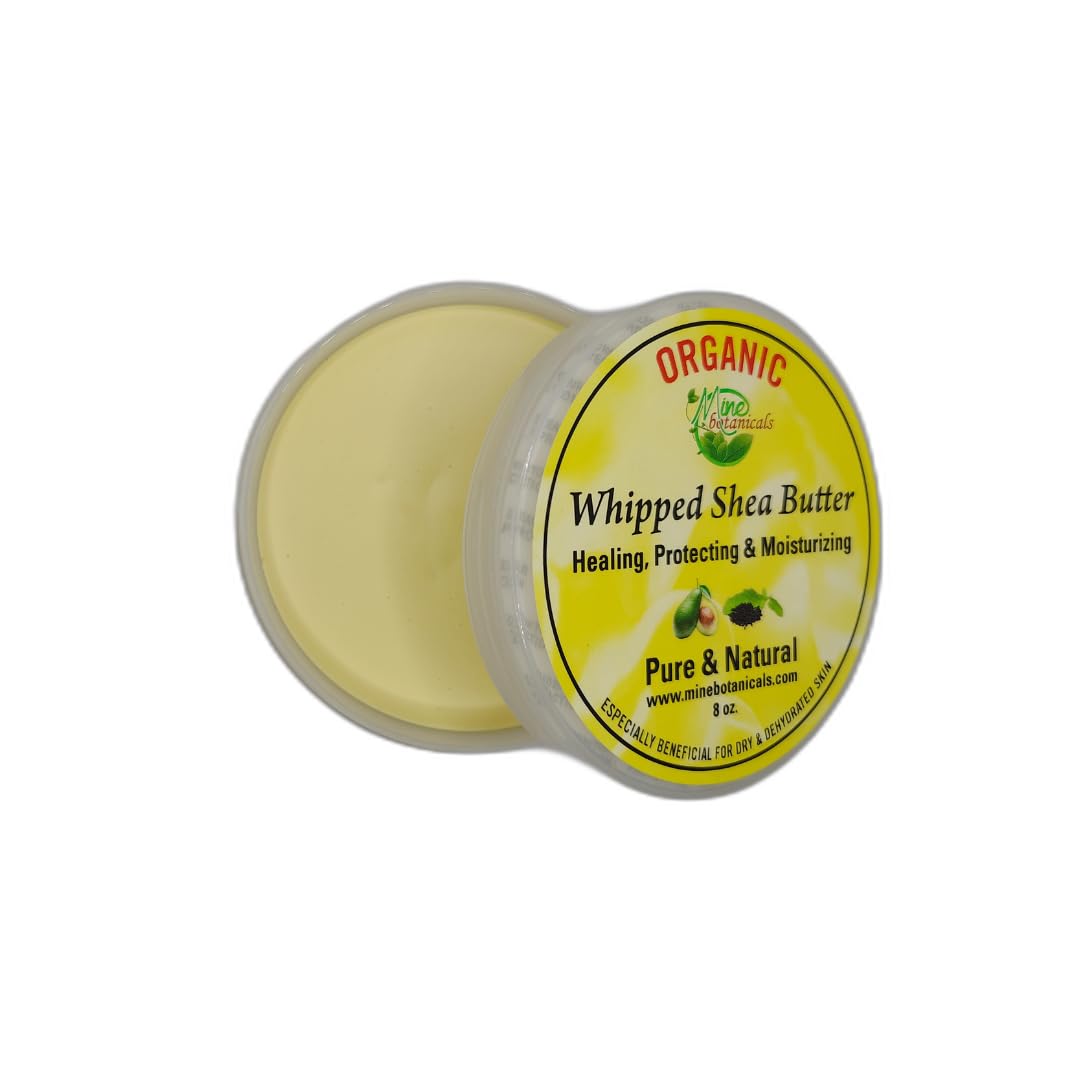 Mine Botanicals Organic Whipped Shea Butter with Avocado & Black Seed — Pack of 2