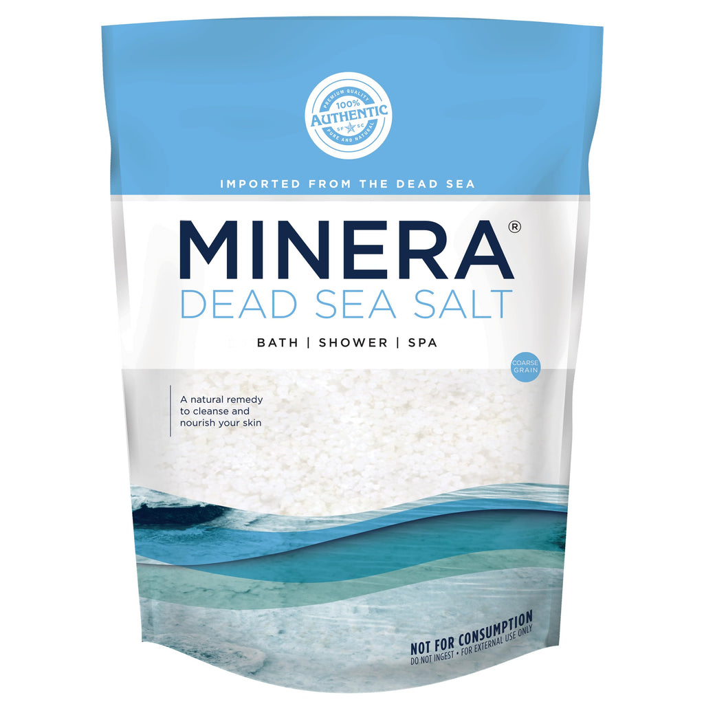 Minera Coarse Grain Dead Sea Salt – 19 lb Bulk Bath Salt, Pure & Natural, Unscented