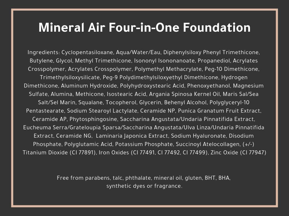 Mineral Air Four-in-One Foundation for Mineral Air Mist Device – Porcelain (28 ml)