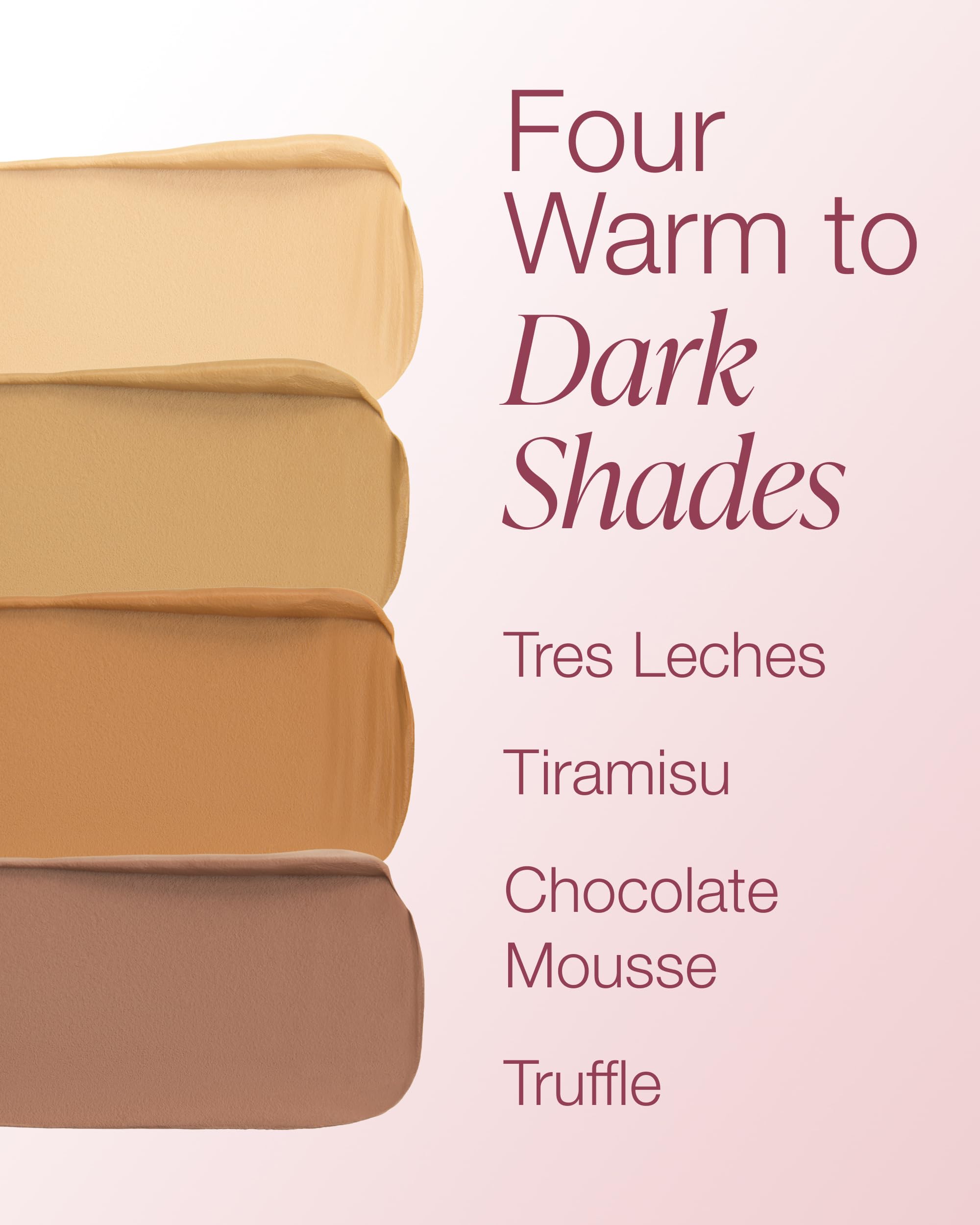 Mineral Fusion Decadence Concealer Palette Quad — 4 Creamy Full-Coverage Warm to Dark Shades