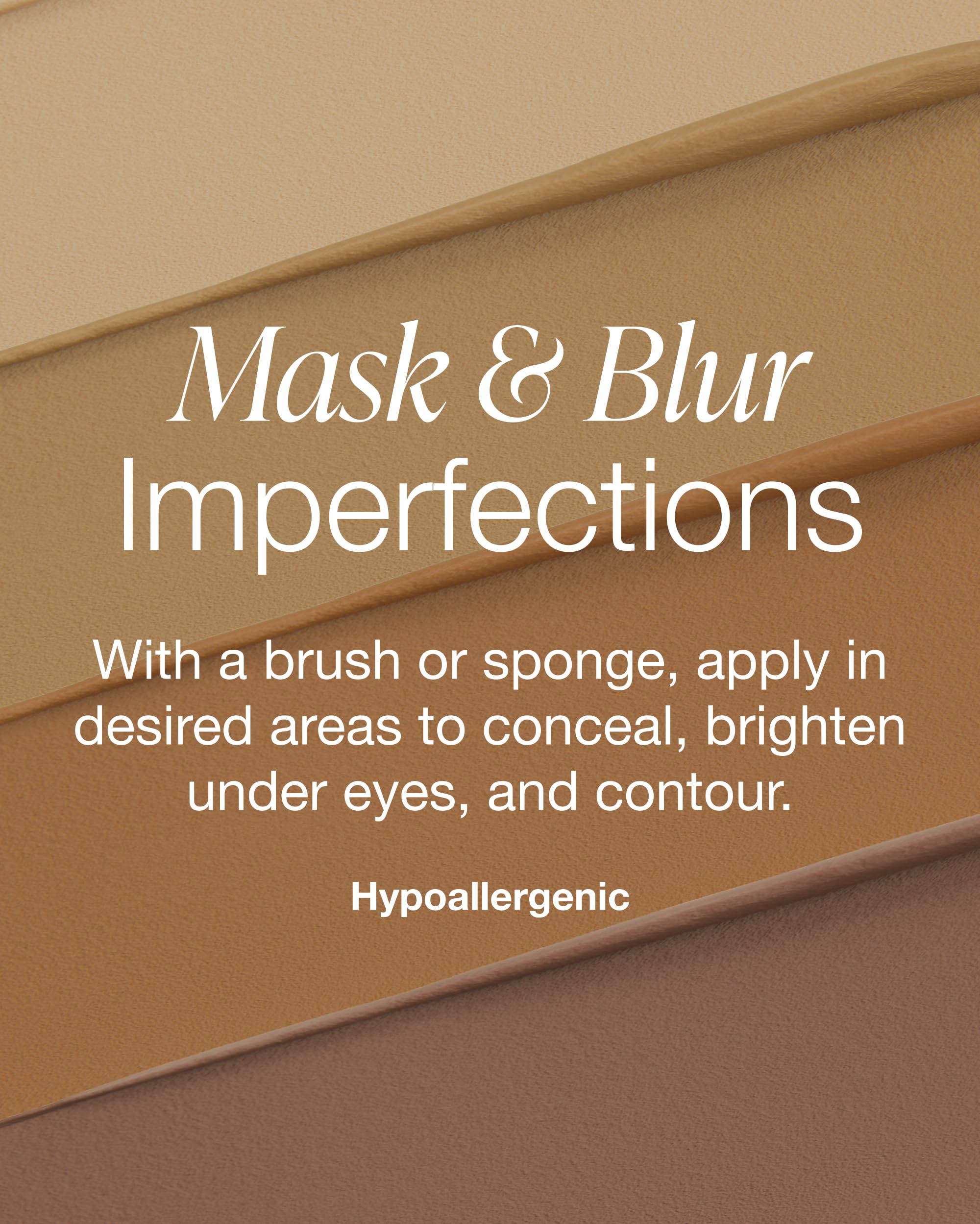 Mineral Fusion Decadence Concealer Palette Quad — 4 Creamy Full-Coverage Warm to Dark Shades