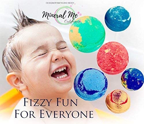 Mineral Me California Kid Bath Bombs with Toys Inside — Organic & Gentle