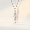 Mini Mermaid Silver Necklace - Zennor