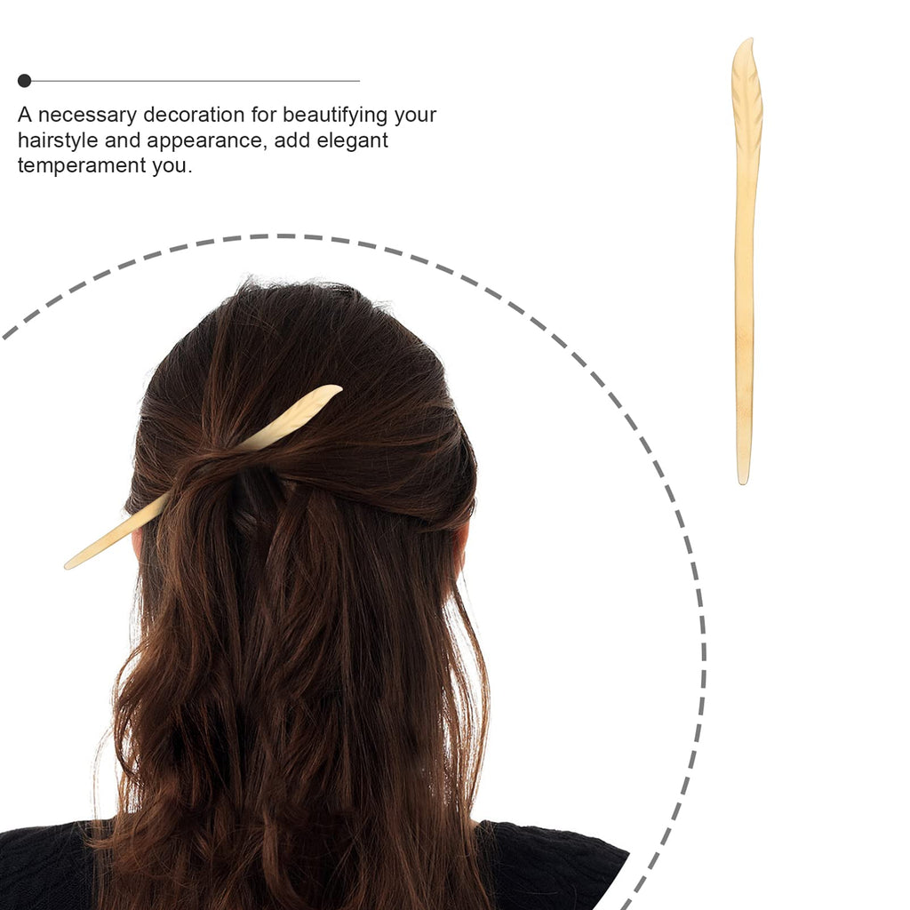 Minkissy Sheep Horn Hair Sticks – Elegant Hair Pins for Chinese & Japanese Hairstyles
