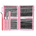 MINNNANOTOKU Lash Extension Kit DIY 640pcs – 10-16mm, Bond & Seal, Tweezers