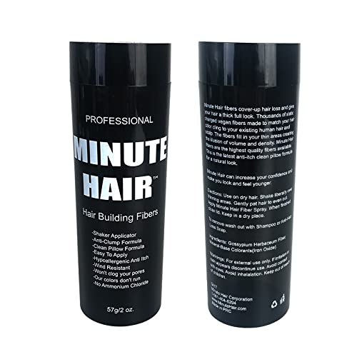 Minute Hair Biggie 57g Auburn Hair Fibers — Refillable Bottle