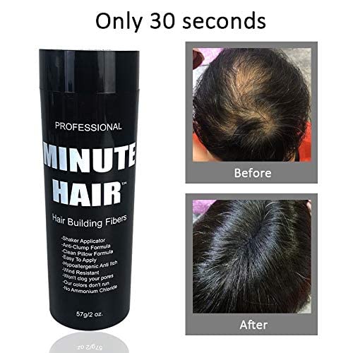 Minute Hair Biggie 57g Auburn Hair Fibers — Refillable Bottle