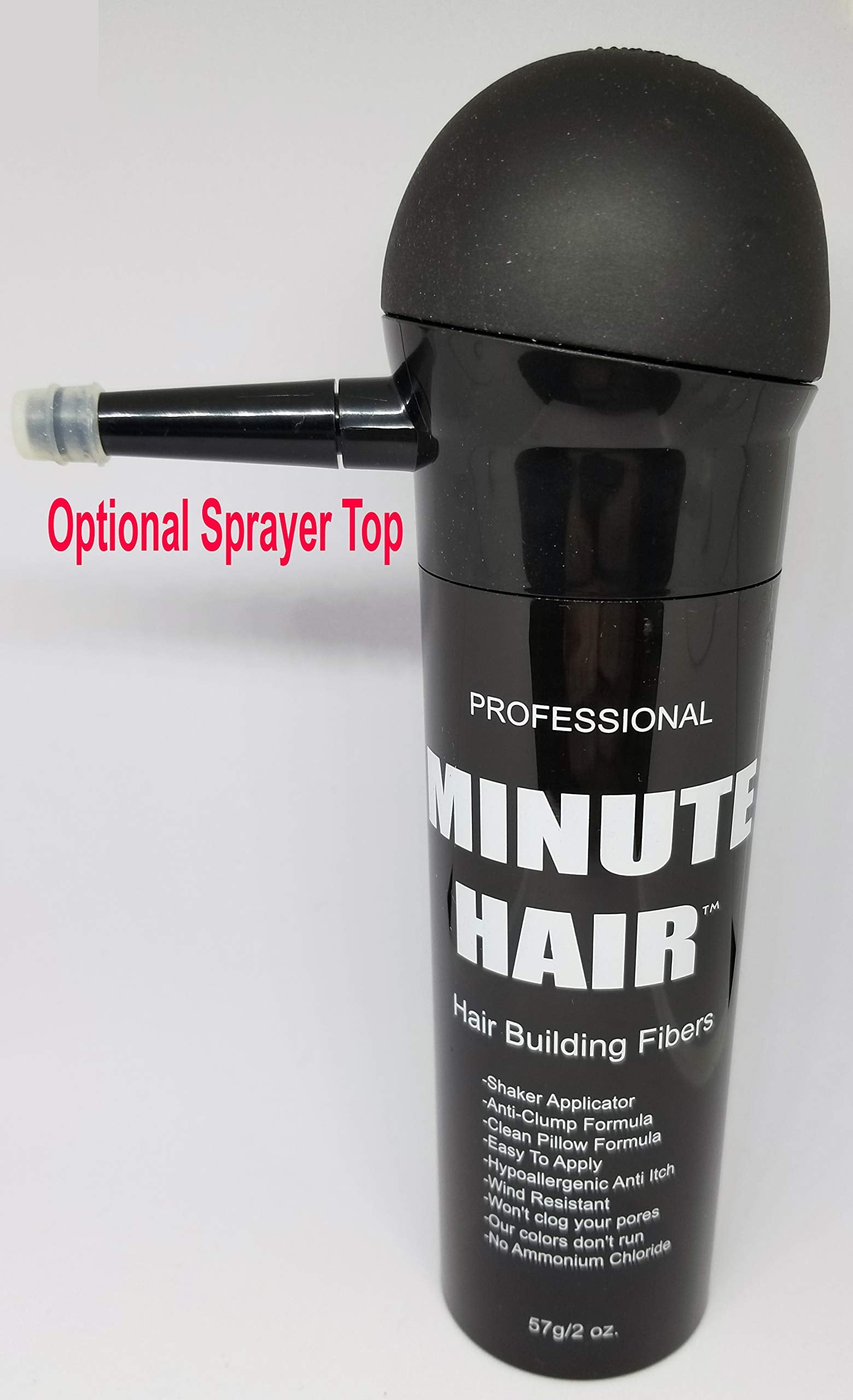 Minute Hair Biggie Sized 57g Dark Brown Hair Fibers – Refillable Bottle