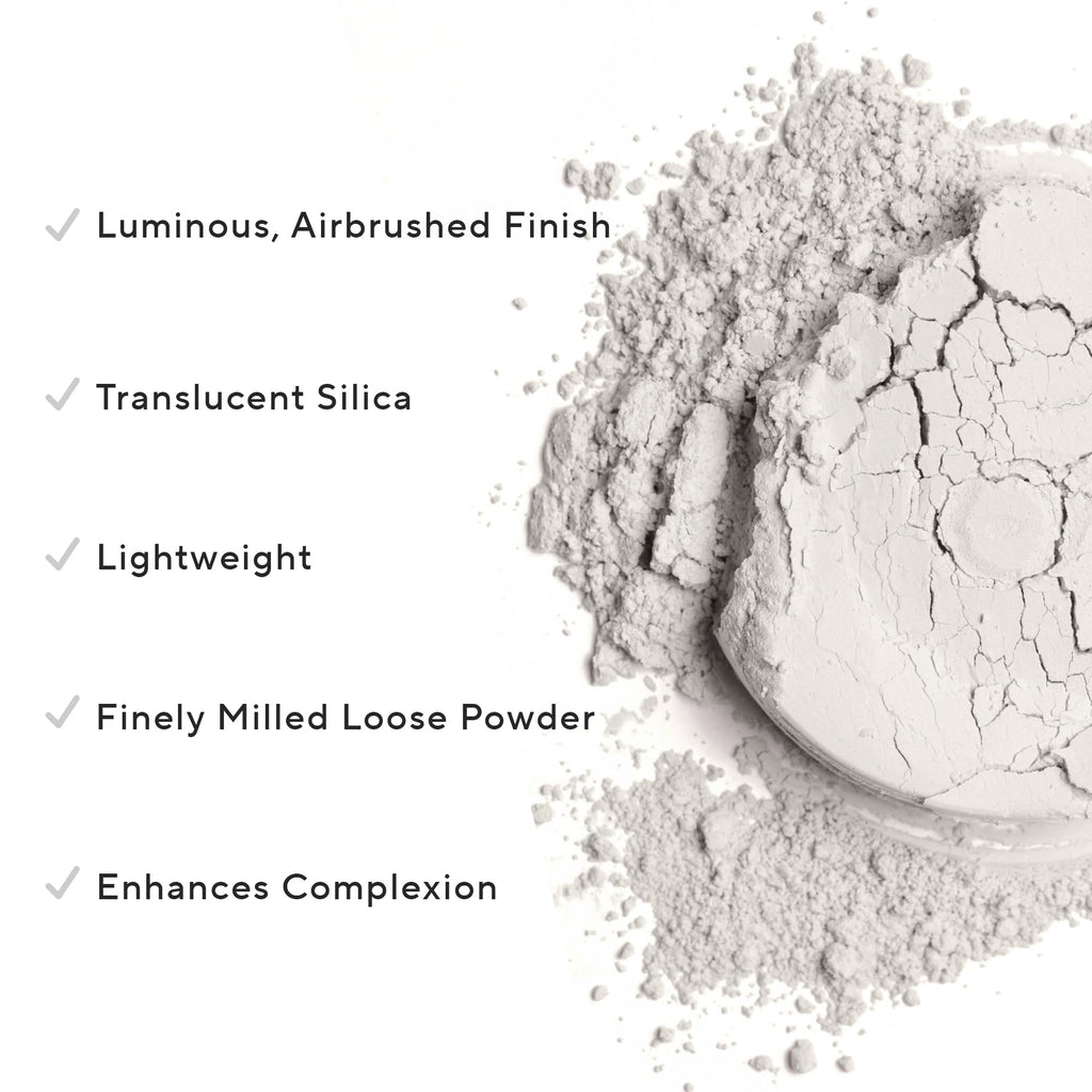 Mirabella Perfecting Loose Powder | HD Matte Finish Setting Powder with Oil Control and Antioxidants
