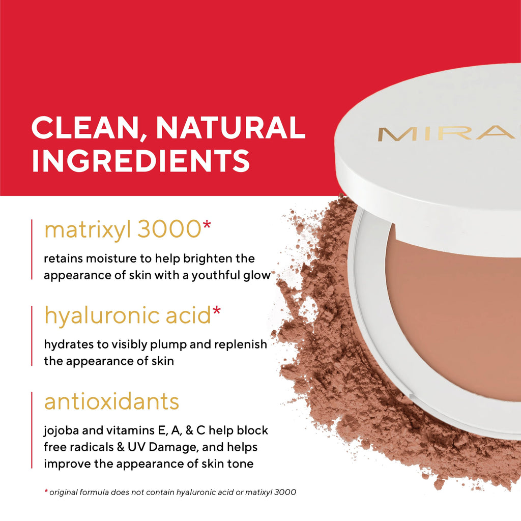 Mirabella Invincible Pure Pressed Powder Foundation Ivory I3 – Buildable Matte Mineral Makeup