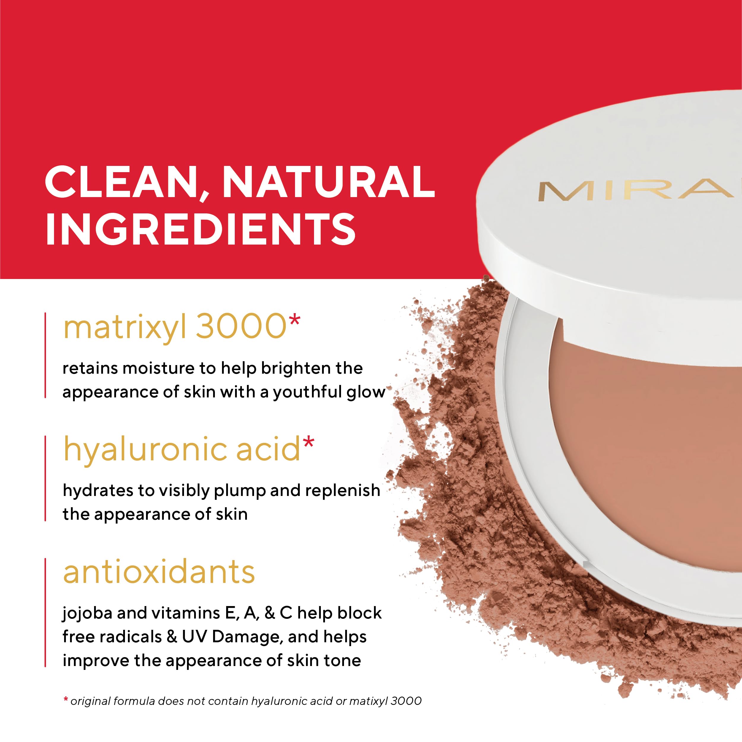 Mirabella Invincible Pure Pressed Powder Foundation Ivory I3 – Buildable Matte Mineral Makeup