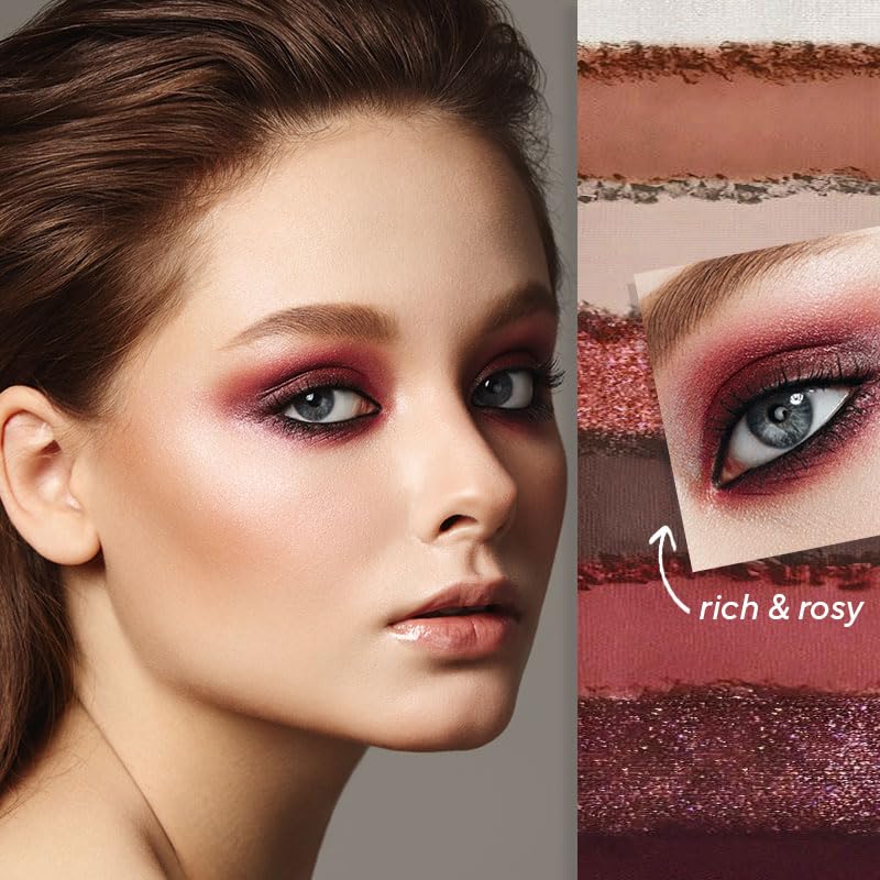 Mirabella True To You Eye Palette – 17 Matte & Shimmer Shades + Primer