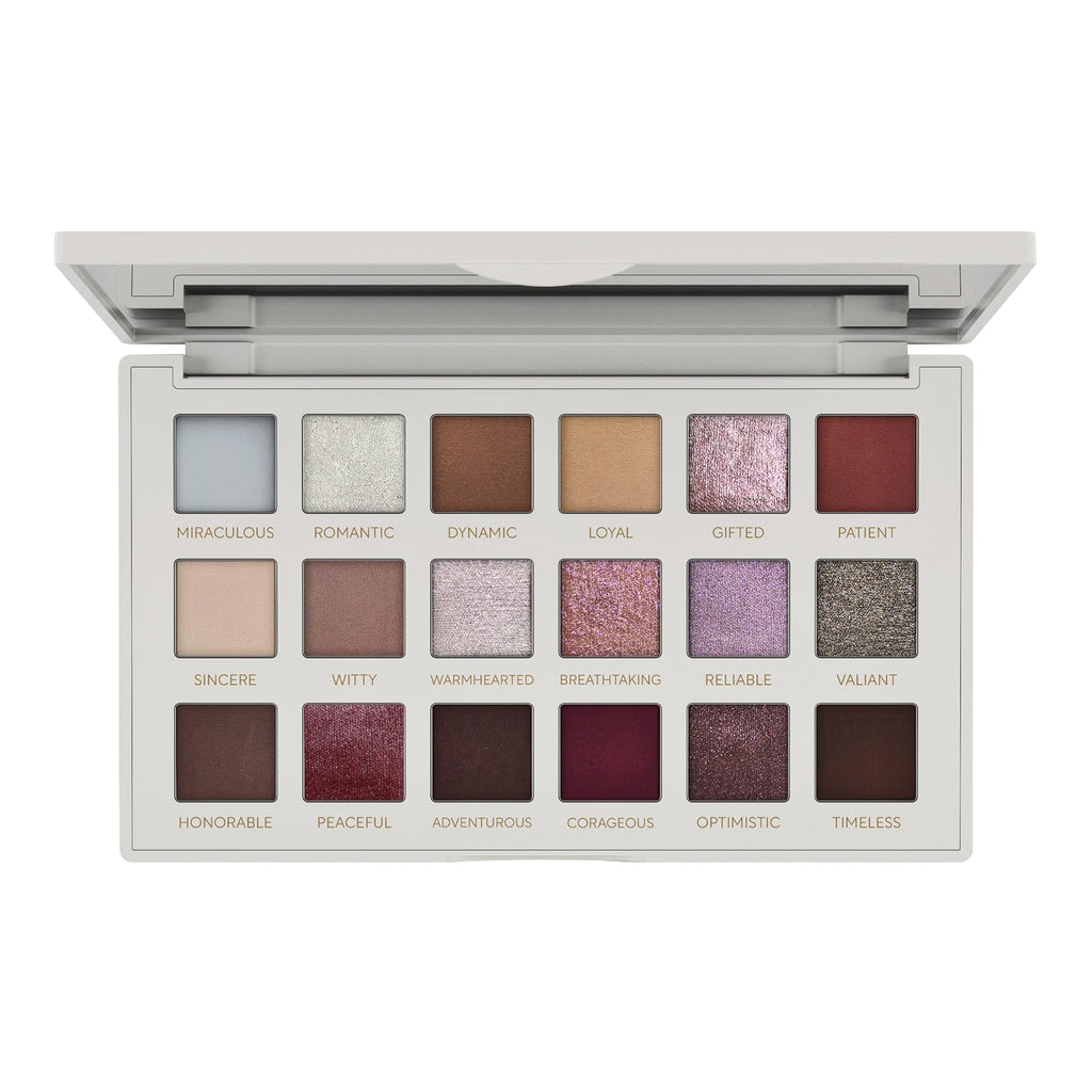 Mirabella True To You Eye Palette – 17 Matte & Shimmer Shades + Primer