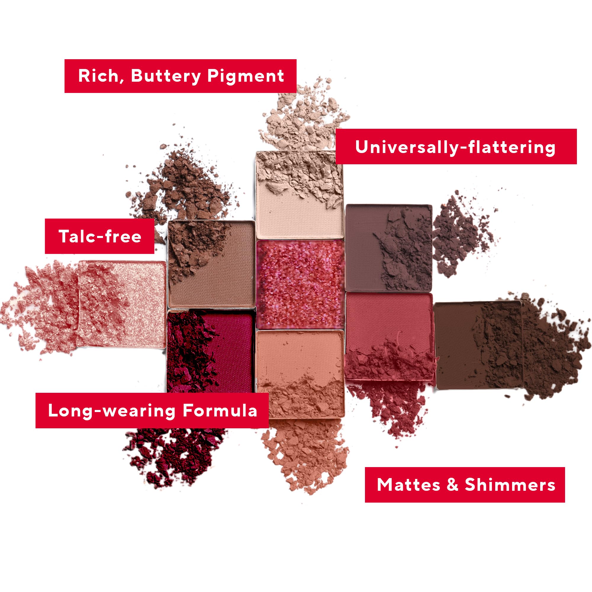 Mirabella True To You Eye Palette – 17 Matte & Shimmer Shades + Primer