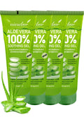 MIRACLAIR Aloe Vera Gel (4PCS) – 8.79 fl oz Travel Size, 100% Pure for Face & Body