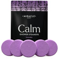 Miracle Made Lavender Aromatherapy Shower Steamers – Relaxing Essential Oil Shower Bombs (15 Melts)