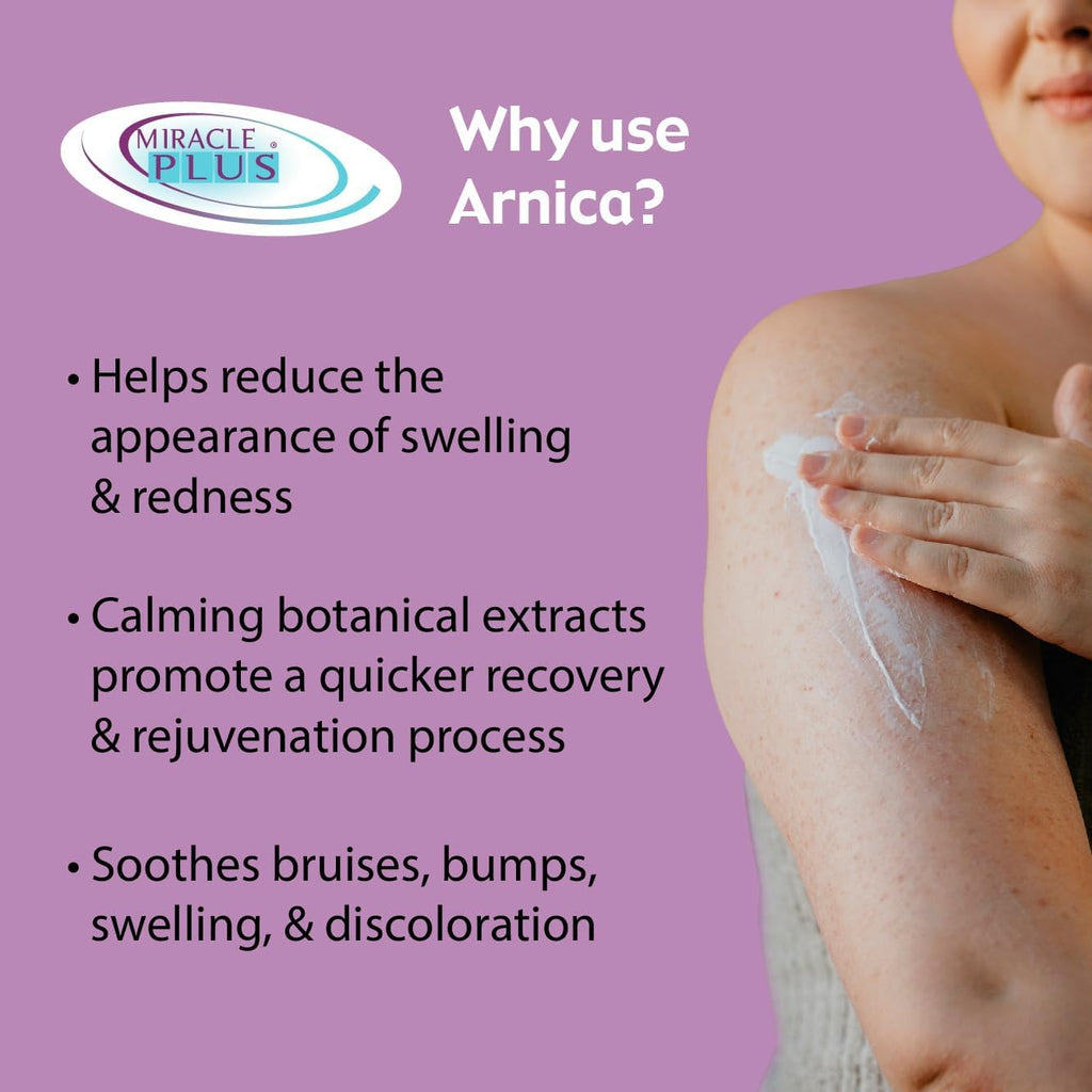 Miracle Plus Arnica Cream & Gel – Bruising Relief 2pc Set with Vitamin K & Horse Chestnut