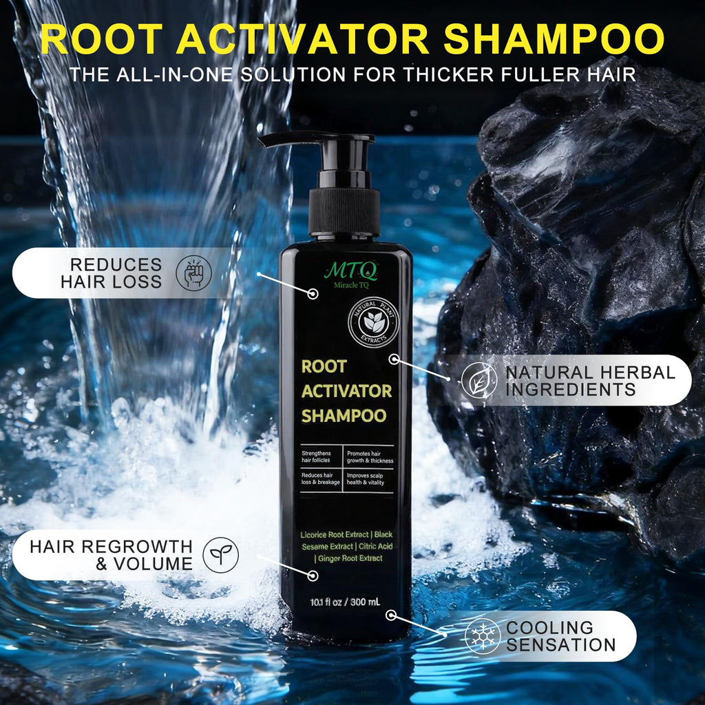Miracle TQ Root Activator Shampoo – Hair Growth & Anti Hair Loss for Men & Women